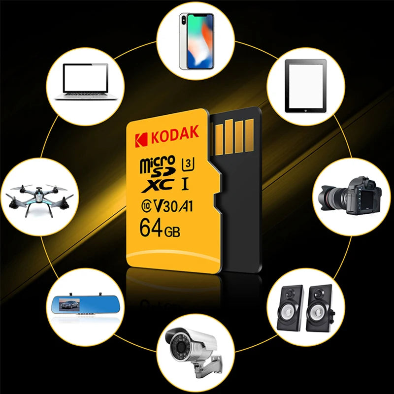 Kodak High Speed 16GB 32GB 64GB 128GB TF / Micro SD Card
