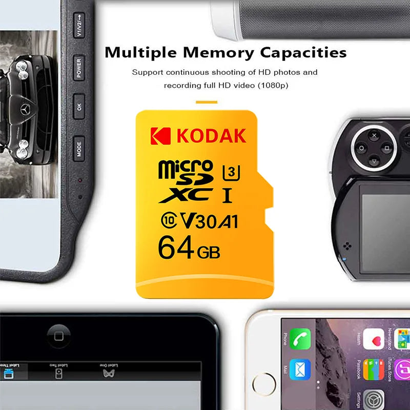 Kodak High Speed 16GB 32GB 64GB 128GB TF / Micro SD Card