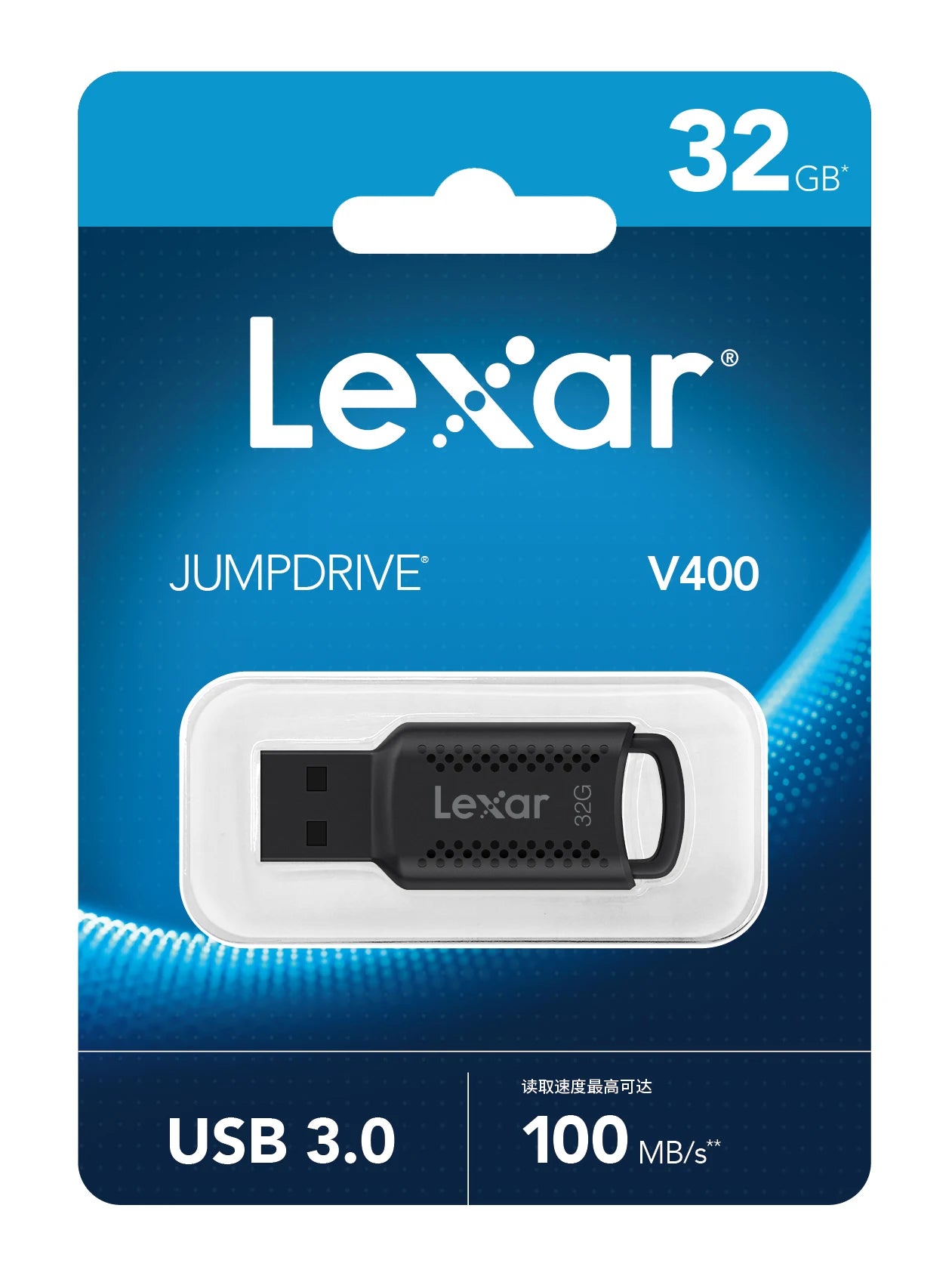Original Lexar JumpDrive V400 USB Flash Drive 32GB 128GB Pen Drive