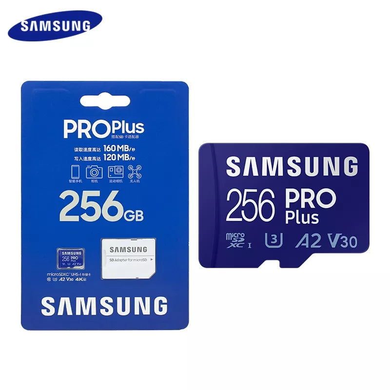 Original SAMSUNG PRO Plus Memory Card 128GB  256GB 512GB