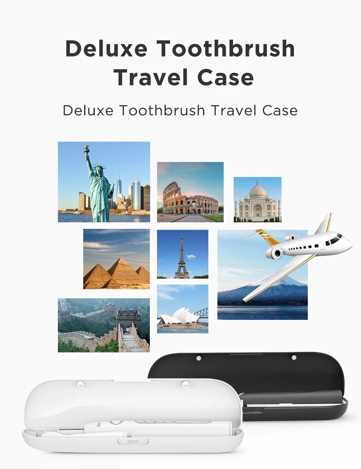 Fairywill Sonic Electric Toothbrush FW-D7 Set USB Charge Toothbrushes