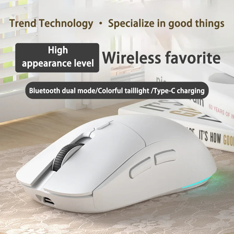 Xiaomi MIJIA 2 Model Wireless Gaming Mouse Hype-Speed 1600DPI 2.4GHz Ultra-Light  Gamer Mouse Rechargeable Bright Taillight New