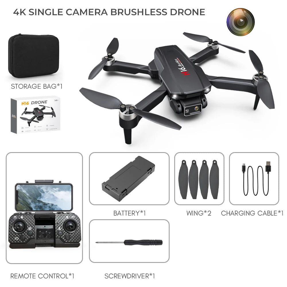 Mini RC Drone With Camera Wifi Fpv Brushless Photography