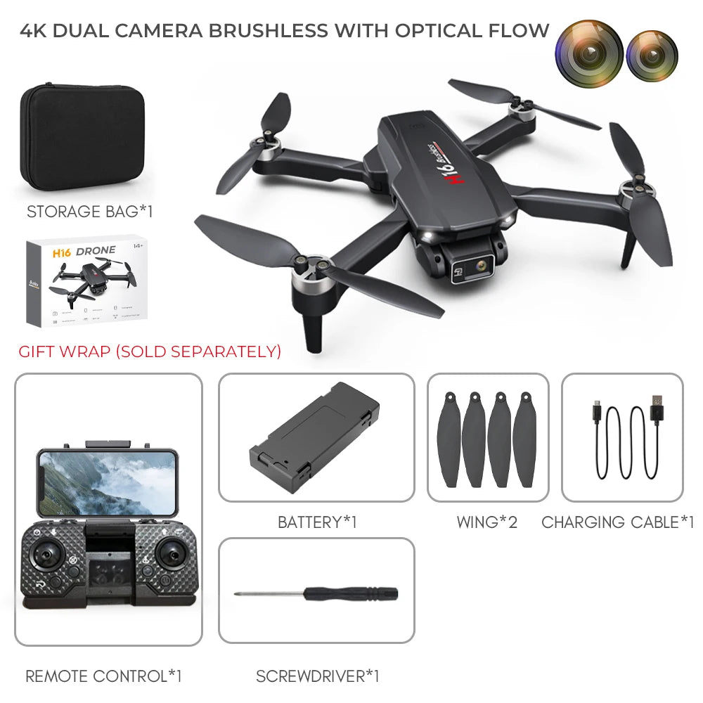 Mini RC Drone With Camera Wifi Fpv Brushless Photography